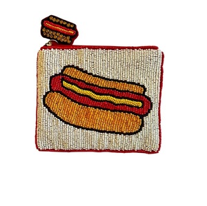 กระเป๋าใส่เหรียญลูกปัดทำมือสุดชิค ดีไซน์สีสันสดใส กระเป๋าใส่เหรียญปักลูกปัดแบบคลาสสิก ชิ้นงานแฟชั่นสุดเก๋ - Product Image 1