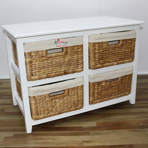 Artex Dong Thap Artisanat naturel Armoire de rangement en jonc de mer faite à la main Paniers de meubles de bureau directs d'usine du Vietnam - Product Image 6