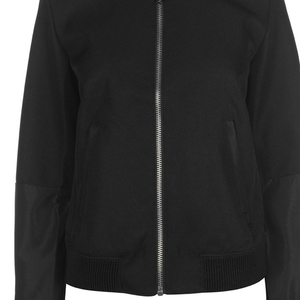 Veste bomber streetwear haut de gamme pour femmes, coupe ample, style décontracté, logo personnalisé, fabricant OEM en gros - Product Image 6
