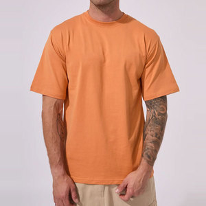 Quick Dry OEM/ODM Loose Fit High Quality Round Neck Collar Short Sleeve Eco-Friendly Woven T-Shirt <b>Plain</b> Color Custom Logo - Product Image 6
