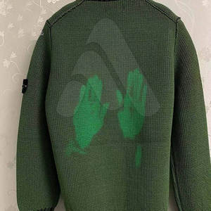 Suéter Premium 100% Algodón con Lavado Ácido para Hombre, Corte Holgado, Estilo Casual Urbano, Transpirable, de Alta Calidad para Invierno - Product Image 2