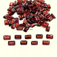 Granat du Mozambique, taille octogonale émeraude, pierre précieuse en vrac, 6mm 8mm, granat naturel facetté pour la fabrication de bijoux, vente en gros