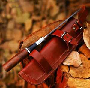 Cuchillos de Caza de Product Palace LLC, Regalo para Él, Diseño Personalizado, Alta Calidad, Mejor Precio, Mango de Madera, Hoja de Acero al Carbono, OEM - Product Image 4