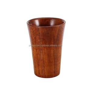 Vaso de agua Diseño Koi Taza de madera para beber agua Más vendidos Fiesta Ocasión Bebida Taza Hecho en India Hecho a mano - Product Image 5