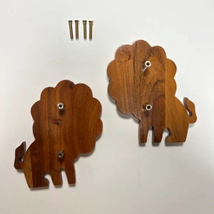 Poignées de porte modernes en bois d'acacia faites à la main, bouton de poignée Lion, poignée de tiroir, poignées de commode et d'armoire orange - Product Image 5