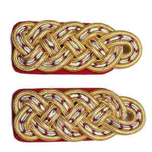 Shoulder <b>Boards</b> Custom Design Size Polyester Cotton Uniform Epaulettes Ceremonial Badges - Product Image 4