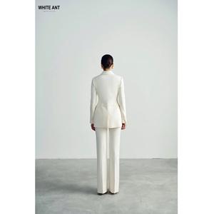 Pantalones de Mujer de Alta Calidad, Suministro OEM, Pantalones MABEL FLARED, 73% Poliéster, 17% Rayón, 10% Elastano, Corte Holgado, Tejido Sólido - Product Image 1