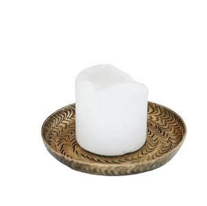 Nueva Bandeja de Metal para Velas, Moderna y Elegante, Decoración para Mesa del Hogar, Color y Tamaño Personalizables, Hecha a Mano, Venta al por Mayor para Navidad - Product Image 1