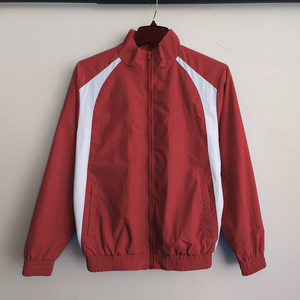 Survêtement d'hiver coupe-vent pour homme, nouveau design, fermeture éclair intégrale, nylon léger, manches longues, coupe-vent, doublure polaire patchwork, sportif - Product Image 6