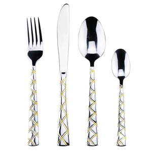 Juego de Cubiertos de Acero Inoxidable Ecológico de Gran Venta: Durabilidad, Belleza y Calidez para Esenciales de Comedor Atemporales y Fiestas - Product Image 5
