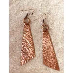 Collection de bijoux en cuivre et laiton écologiques, fabriqués à la main, de qualité supérieure, design exclusif, modèle 4, tendance, pour les fêtes - Product Image 1