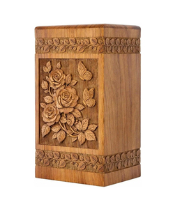 Wooden Urn <b>Box</b> <b>For</b> Human <b>Ashes</b> Funeral Cremation Urns <b>For</b> Male and Female High Quality Urns - Product Image 1