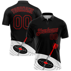 เสื้อโปโลกอล์ฟคุณภาพดีที่สุด แบบสั่งทำพิเศษสำหรับผู้ชาย – เสื้อโปโลโพลีเอสเตอร์แขนสั้นคุณภาพสูงสำหรับกอล์ฟและโบว์ลิ่ง - Product Image 1