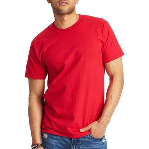 T-shirt personnalisé pour homme 100% coton |   Haut d'été uni à col rond et manches courtes |   T-shirt classique streetwear |   Vêtements et articles de sport vierges en gros - Product Image 1