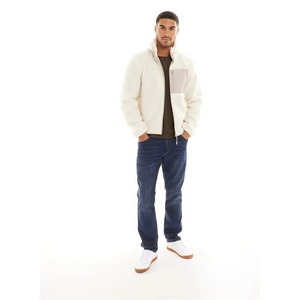 <b>Mens</b> Hoodies Heavyweight Cotton Pullover Sweatshirt Premium OEM Streetwear Wholesale <b>Men's</b> White Fleece <b>Half</b> <b>Zip</b> <b>Jacket</b> Regular - Product Image 4