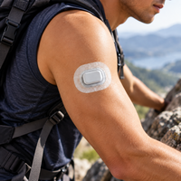 Protège-capteur CGM avec coque de protection moulée par injection pour une protection mécanique localisée, protection anti-choc OEM ODM
