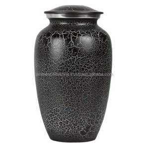 Grande urne funéraire décorative en laiton coulé de grande qualité personnalisée gravée moderne mémorial stockage pour adultes enterrement hommes fournitures - Product Image 2