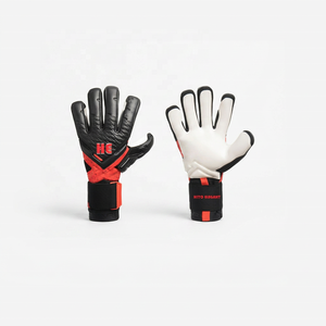 Nouveaux gants de gardien de but en latex gaufré allemand avec 4 mm de latex allemand sur la face avant, sangle élastique, coupe négative - Product Image 1