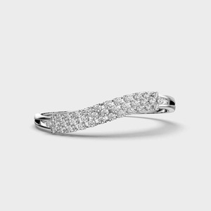 White Gold Round Diamond Tennis <b>Bracelet</b> Prong Setting Luxury Elegant Contemporary Women's Wedding Gift Jewelry - Product Image 1