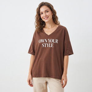 Custom Women Plus Size Solid Short Sleeve Baggy T-<b>Shirt</b> Polyester/Cotton Heavyweight Oversized Boxy Fit Drop Shoulder <b>Gothic</b> - Product Image 1