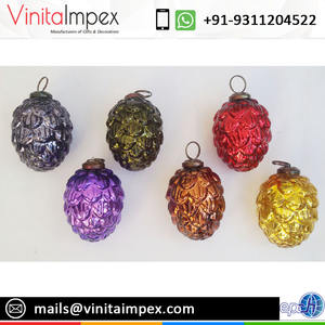 VIXM — boule de verre blanche en baguettes pour arbre de noël, 24740, vente en gros - Product Image 4