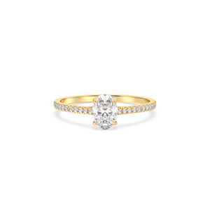 Bague de Mariage et d'Anniversaire REYES en Argent Sterling 925 de Luxe avec Moissanite Certifiée GRA de Haute Qualité pour Femme - Product Image 2