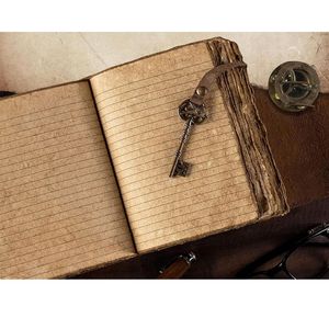 Blue Leather A5 Planner <b>Diary</b> with Key Closure Hardcover Sewing Binding Custom Logo Gift Notebook - Product Image 4