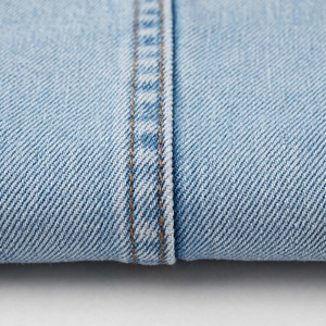 Jean en denim de coton délavé léger, taille haute, coupe droite, coupe classique, style décontracté pour homme, tissu tissé, collection printemps - Product Image 4