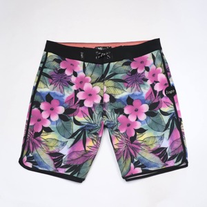 Pantalones Cortos de Playa para Hombre con Logotipo Personalizado, Estampado Floral de Verano, Secado Rápido, con Cordón, Casuales y a la Moda - Product Image 1