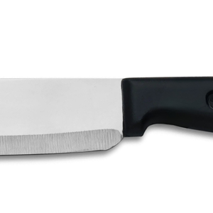Couteau de boucher professionnel en acier inoxydable à manche noir, lame large, pour découper la viande, couteau de chef robuste pour la cuisine - Product Image 4