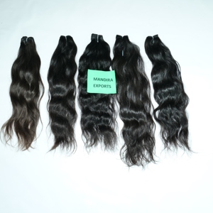Extensiones de cabello humano indio virgen joven sin procesar alineadas con cutícula cruda 100%, paquete de tejido ondulado negro, estilo de cinta preadherida - Product Image 6