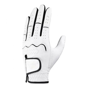 Gants de golf GEO BROTHERS OEM Service unisexes, qualité supérieure, véritable cuir de mouton Cabretta, fermeture auto-agrippante antidérapante. - Product Image 1