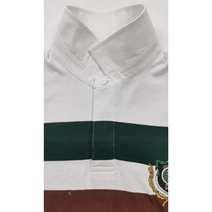 Camiseta de Rugby Vintage para Hombre, Manga Larga, 100% Algodón, Logotipo Bordado, Personalizable - Product Image 3