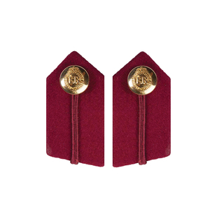 ปกเสื้อกอร์เจ็ตต์กำมะหยี่แบบเป็นมิตรต่อสิ่งแวดล้อม พร้อมกระดุมทองเหลืองและคลิปสำหรับติดเสื้อผ้า ขายส่ง - Product Image 6