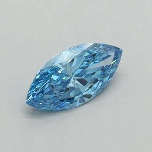 Diamante azul marquesa de corte elegante y vibrante, cultivado en laboratorio, certificado por IGI, diamante azul suelto para anillo de compromiso personalizado de 1 a 5 quilates VVS VS - Product Image 4