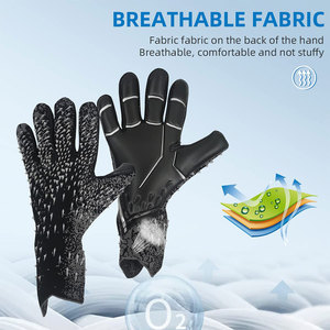 Guantes de Portero de Fútbol Personalizados de Alta Calidad para Hombre, Material PU con Protección para los Dedos, Guantes Deportivos - Product Image 2