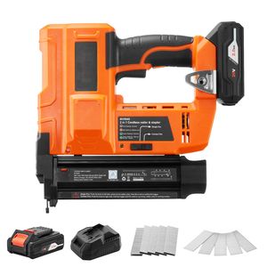 2 1 Cordless 18 Gauge Brad Nailer <b>Staple</b> Gun 20V 500pcs Nails <b>Staples</b> 20V Battery Powered Nail Gun <b>Staple</b> Gun Pneumatic Nailers - Product Image 3
