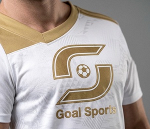 Ensemble de maillots et shorts de football personnalisés, sublimation, séchage rapide, respirant, uniforme d'entraînement de football, vêtements de sport pour hommes OEM - Product Image 3