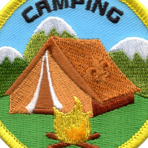 Embroidered Cricket Ball Flame Patch Sew-On Fabric <b>Badge</b> Rectangle Shape Eco-Friendly Customized Small Size Garment Cut Style - Product Image 1