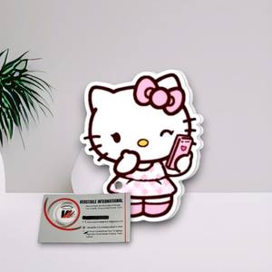 Paleta Magnética de Alta Calidad con Forma de Diamante para Extensiones de Pestañas Hello Kitty, Soporte Acrílico Personalizado para Artistas de Pestañas - Product Image 5