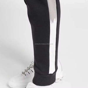 Survêtements pour hommes, panneau latéral uni, pull oversize, blanc, 100% coton molletonné, lavé à l'acide, survêtements pour hommes, survêtement personnalisé pour hommes - Product Image 6