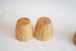 Wooden Coffee <b>Cup</b> with Saucer Handmade Wood Tea <b>Cup</b> Rustic <b>Espresso</b> Mug Oak Ash Walnut Birch - Product Image 5