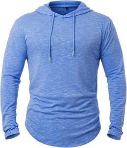 Sweat à capuche pour homme de haute qualité, motif uni, polyester/coton, respirant, écologique, coupe ample, chaud pour l'hiver - Product Image 6