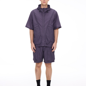 Conjunto Deportivo Informal Ligero Unisex OEM con Protección Solar, Chaqueta Cortavientos de Nailon Personalizada para Hombre - Product Image 2