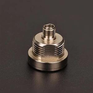 Adaptador roscado escalonado reductor macho-macho (también llamado adaptador reductor de rosca escalonado) de latón y acero inoxidable - Product Image 3