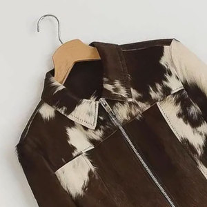 Winter Streetwear Style <b>Men</b> Cowhide <b>Leather</b> <b>Jackets</b> Waterproof And Windproof <b>Men</b> Cowhide <b>Leather</b> <b>Jackets</b> - Product Image 3