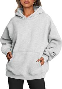 Sudadera con Capucha para Mujer, Color Marrón, Estilo Casual, Manga Larga, Ropa Urbana, Personalizable OEM - Product Image 6