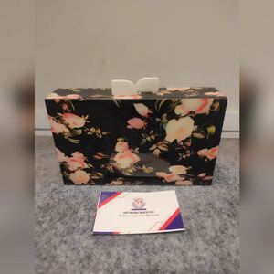 Bolso de mano con diseños florales Royal Heritage Meenakari, bolso de mujer con bordes de filigrana intrincados, nuevo acabado, atuendos étnicos - Product Image 5