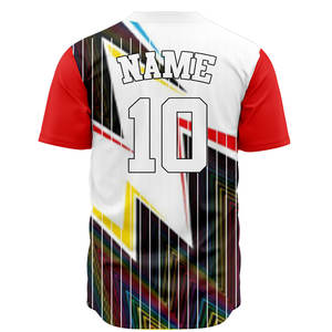 Maillot de baseball personnalisable pour jeunes, uniforme de softball vierge avec logo brodé, numéro et nom d'équipe cousus, t-shirt de baseball - Product Image 2