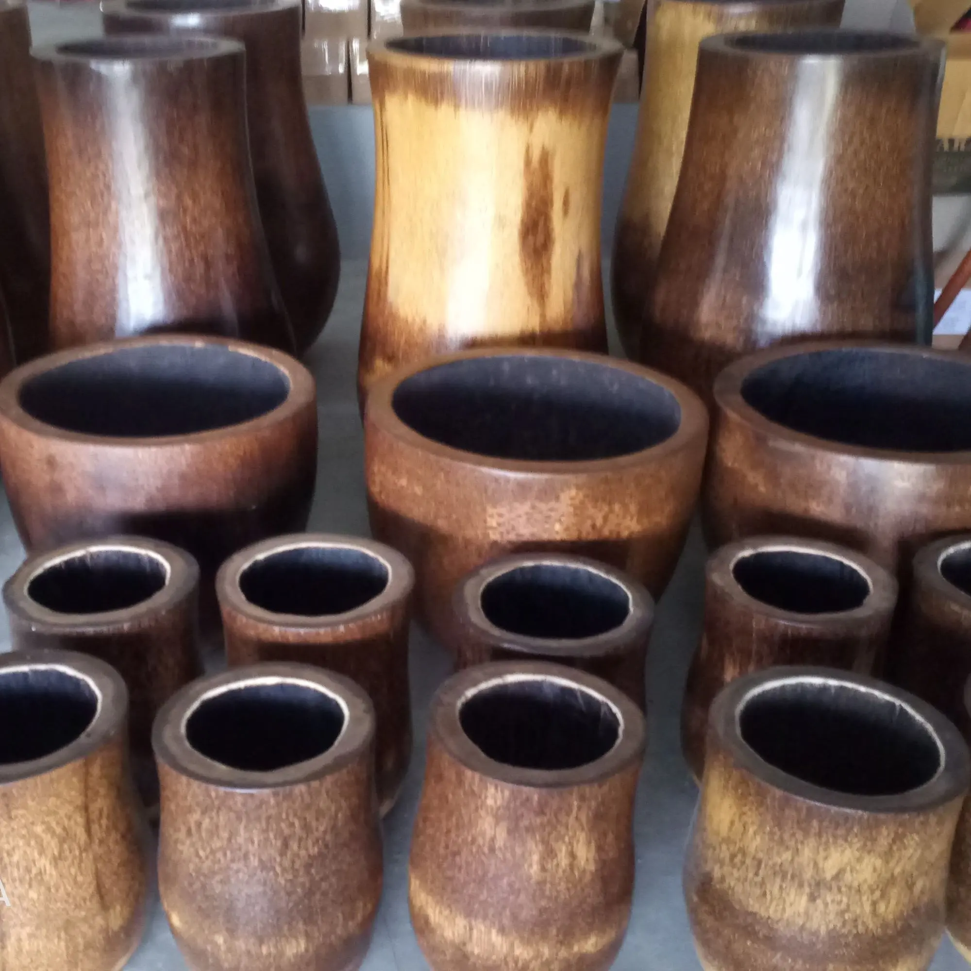 Bali Giant Outdoor Palm Vase available in different size and model this products are handmade in Bali